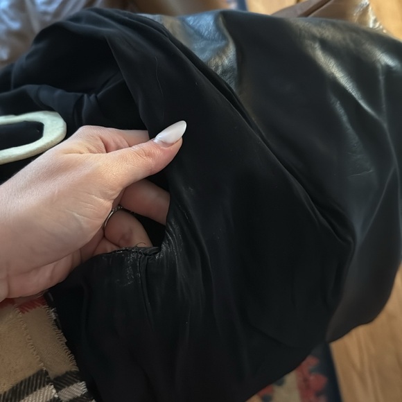 Free People Studded Vegan Moto Jacket. Black. Size XS - Picture 14 of 14